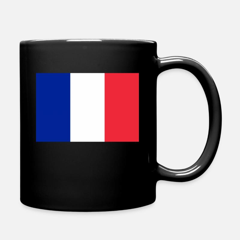 Drapeau national français - Mug uni - noir
