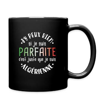 Algérienne drapeau Algérie Pays Maghreb Région DZ - Mug uni - noir - Droite