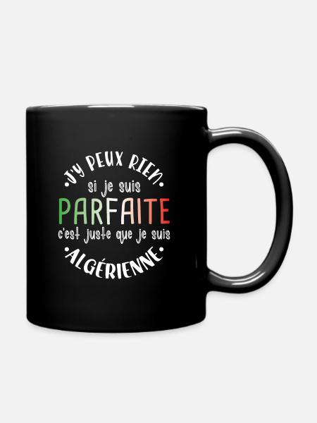 Algérienne drapeau Algérie Pays Maghreb Région DZ - Mug uni - noir