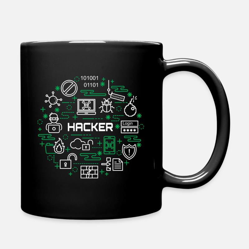 Hacker - Mug uni - noir