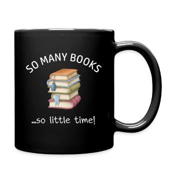 Alors many books si petit temps les amateurs de livres - Mug uni - noir - Droite