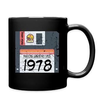 Nerd Geburtstag 1978 - Tasse einfarbig - Schwarz - Rechts