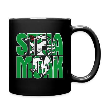 Steiamoak Geschenk Steiermark Wappen Steirer - Tasse einfarbig - Schwarz - Rechts
