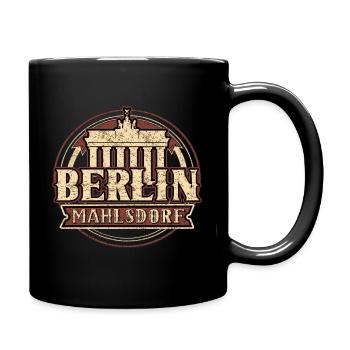 Berlin Berlin Mahlsdorf - Tasse einfarbig - Schwarz - Rechts