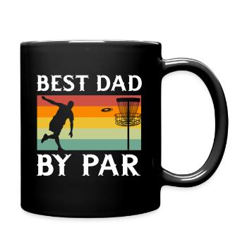 Disc Golf Frisbee Golf Ultimate Frisbee Retro Disc - Mug uni - noir - Droite