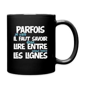 Futur grand frère annonce naissance idée cadeau - Mug uni - noir - Droite