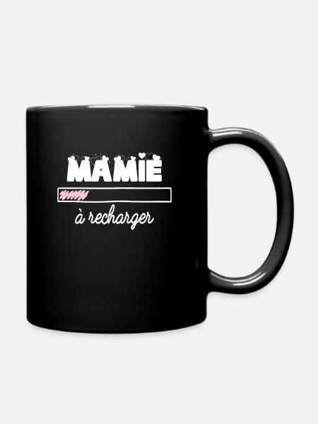 Cadeau humour mamie, anniversaire grands parents - Mug uni - noir