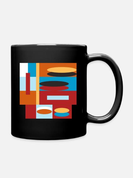 graphic bunt - Tasse einfarbig - Schwarz
