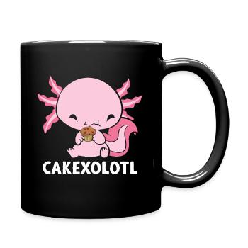 Cakexolotl Kuchen Axolotl - Tasse einfarbig - Schwarz - Rechts