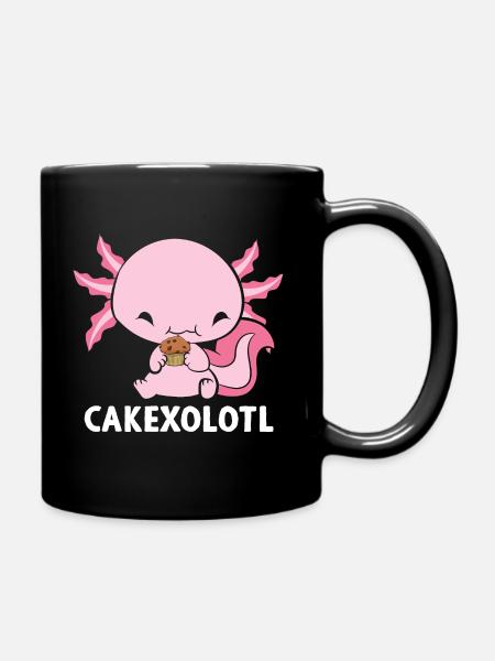 Cakexolotl Kuchen Axolotl - Tasse einfarbig - Schwarz