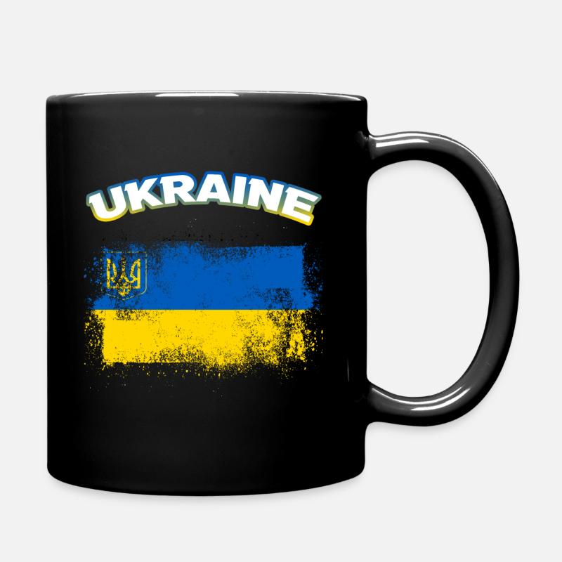 Ukraine - Full Colour Mug - black