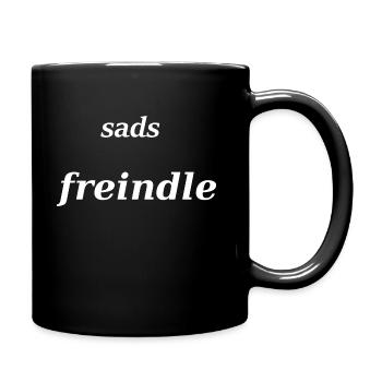bayerisch friedlich nett freundlich - Tasse einfarbig - Schwarz - Rechts