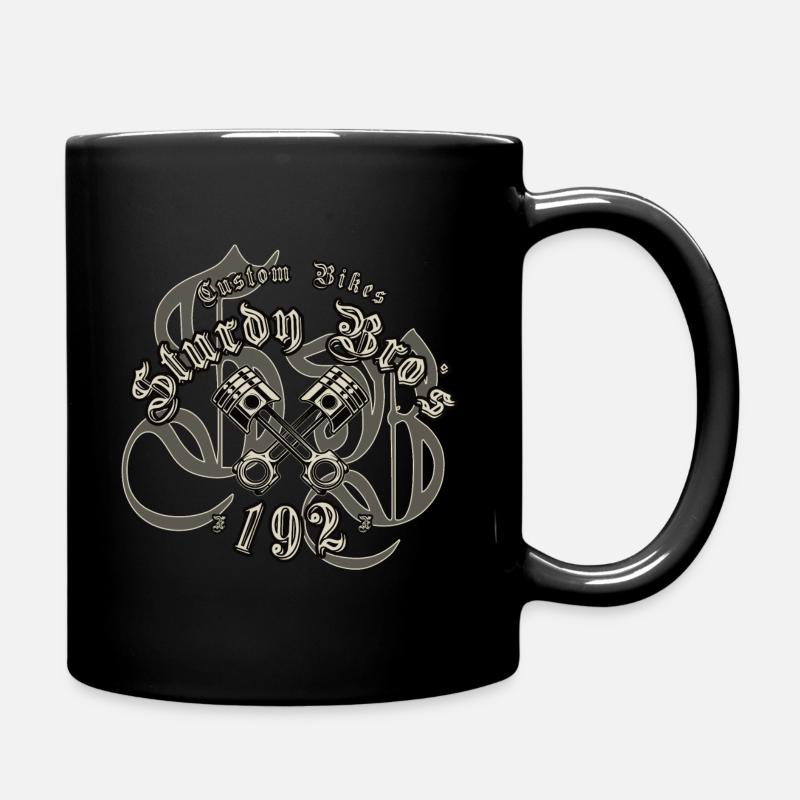 Big Bikes - Tasse einfarbig - Schwarz