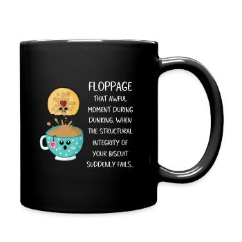 Floppage - Full Colour Mug - black - Right