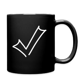 Hook Emoji Sketch Dessin - Mug uni - noir - Droite