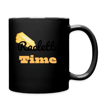 Raclette Time - Mug uni - noir - Droite