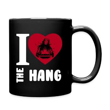 J’aime Hang Lover Heart Hang Music Fan - Mug uni - noir - Droite