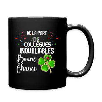 Tee-shirt de la part de collègues inoubliables - Mug uni - noir - Droite