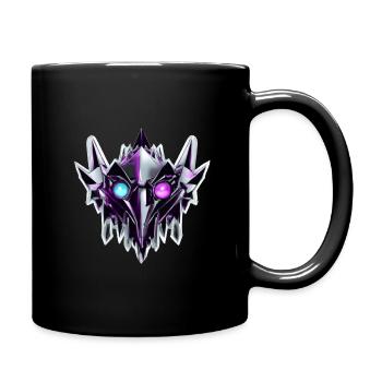 Cyber Eule 3 - Tasse einfarbig - Schwarz - Rechts