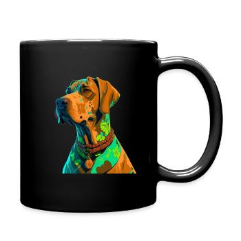 Scooby - Tasse einfarbig - Schwarz - Rechts