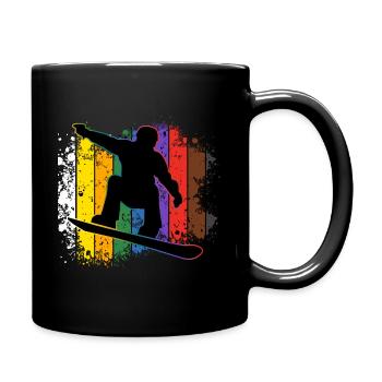 Snowboard - Mug uni - noir - Droite
