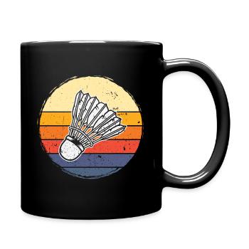 Badminton - Tasse einfarbig - Schwarz - Rechts