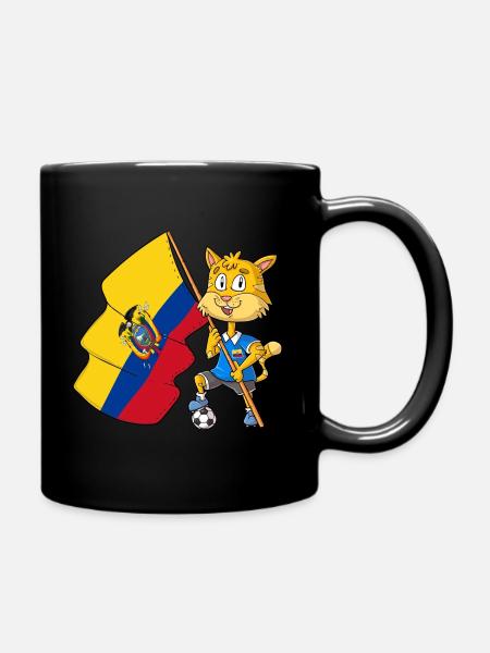 Fan Cat de l’Équateur - Mug uni - noir