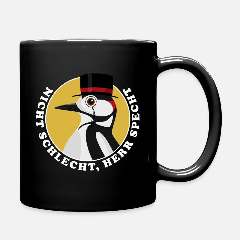 Nicht Schlecht Herr Specht - Tasse einfarbig - Schwarz