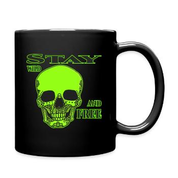 Stay Wild And Free - Full Colour Mug - black - Right
