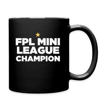 FPL League Champion (1 Star) - Full Colour Mug - black - Right
