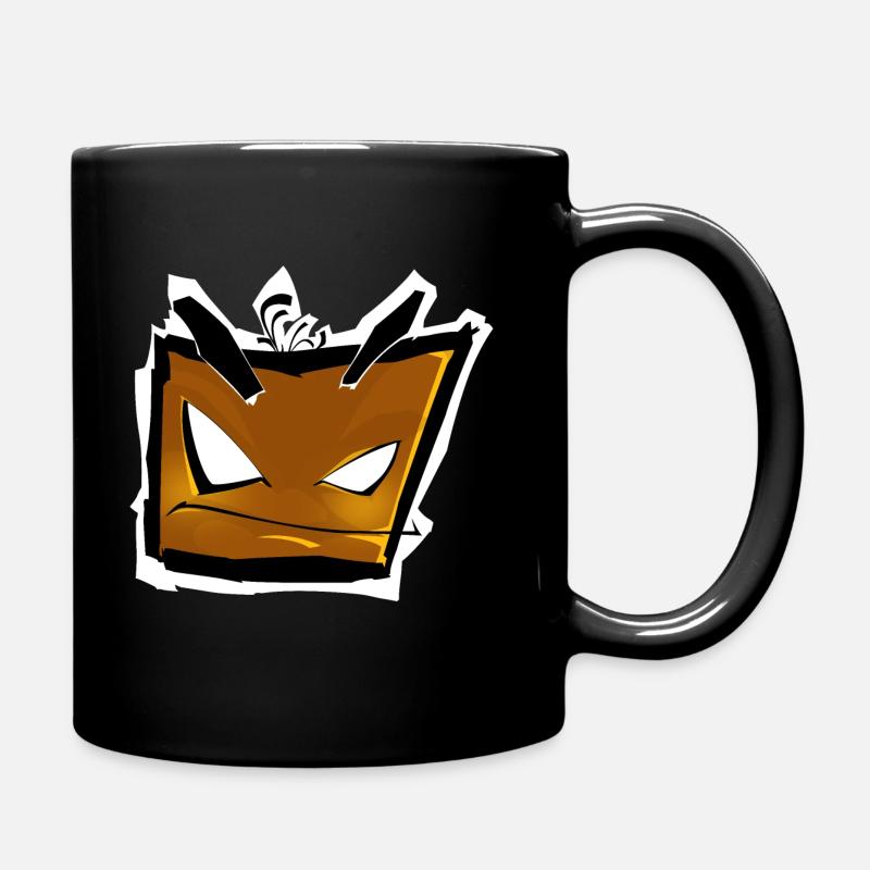 Dunkles Glück - Tasse einfarbig - Schwarz