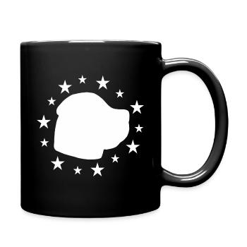 Boerboel - Tasse einfarbig - Schwarz - Rechts