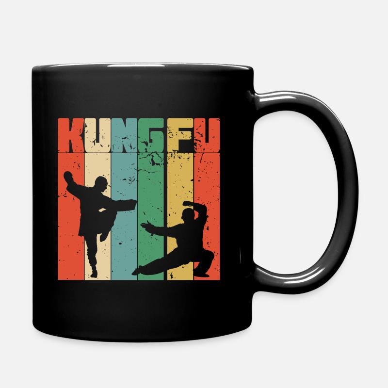 Kung Fu vintage | Kung Fu Martial Art - Mug uni - noir