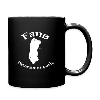 Fanø Østersøens perle - Tasse einfarbig - Schwarz - Rechts