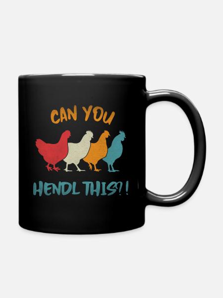 Can You Hendle this?! - Tasse einfarbig - Schwarz