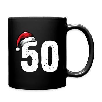50 Number Christmas - Full Colour Mug - black - Right