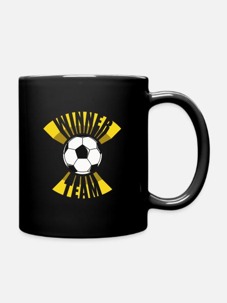 Winner Team - Tasse einfarbig - Schwarz