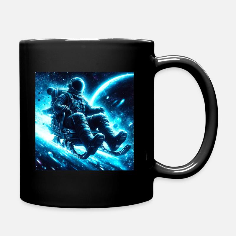 Luge cosmique - Mug uni - noir