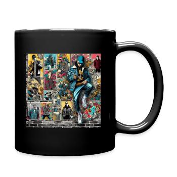 Vibes - Tasse einfarbig - Schwarz - Rechts