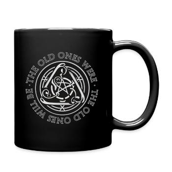 Die alten waren Die alten werden sein Mytho Thulhu - Tasse einfarbig - Schwarz - Rechts