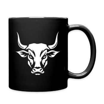 Taureau Taureau - Mug uni - noir - Droite