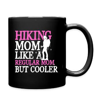 Maman randonneuse comme une maman ordinaire mais plus cool - Mug uni - noir - Droite