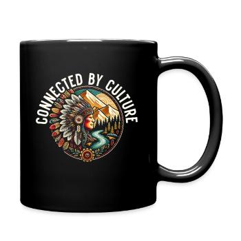 Tribu indienne Cherokee Apache - Mug uni - noir - Droite