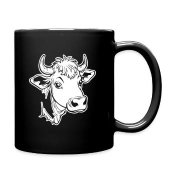 Vache Vaches - Mug uni - noir - Droite
