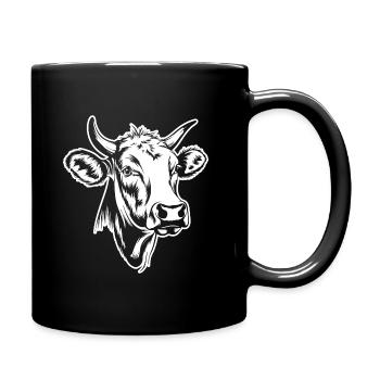 Vache Vaches - Mug uni - noir - Droite