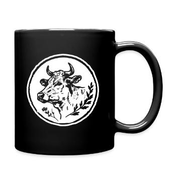 Cow Cows - Full Colour Mug - black - Right
