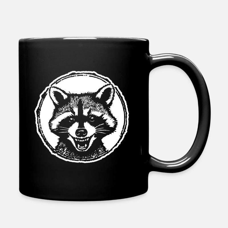 Raton laveur - Mug uni - noir