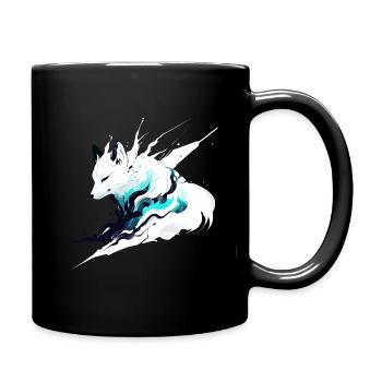 Renard fantôme - Mug uni - noir - Droite