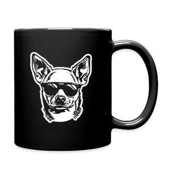 Chihuahua - Full Colour Mug - black - Right