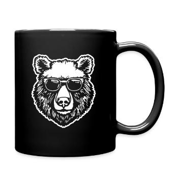 Bear - Full Colour Mug - black - Right